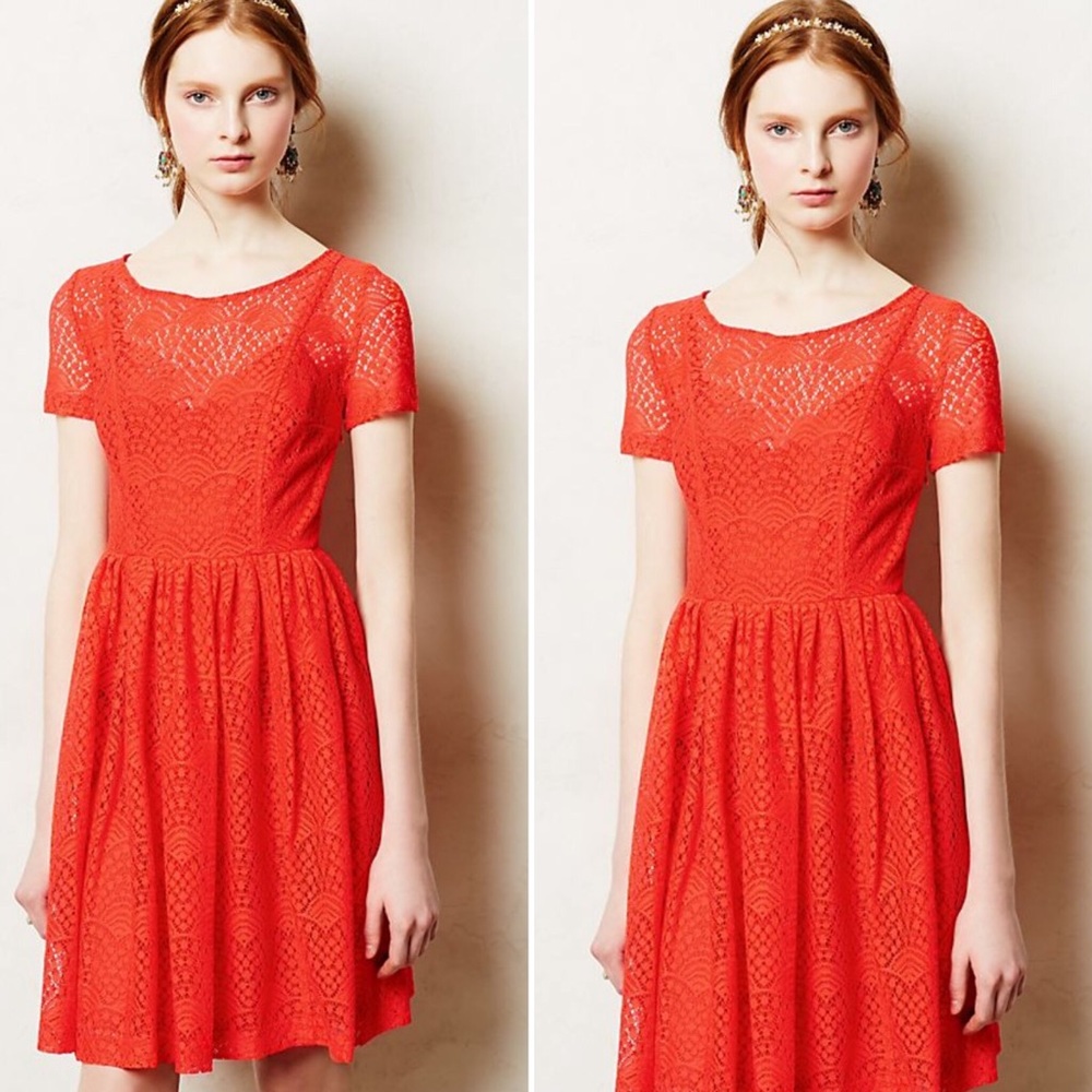Tracey Reese For Anthropologie Stella Lace Dress - Picture 1 of 8
